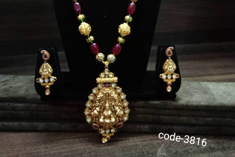 Jodhpuri Meenakari Necklace