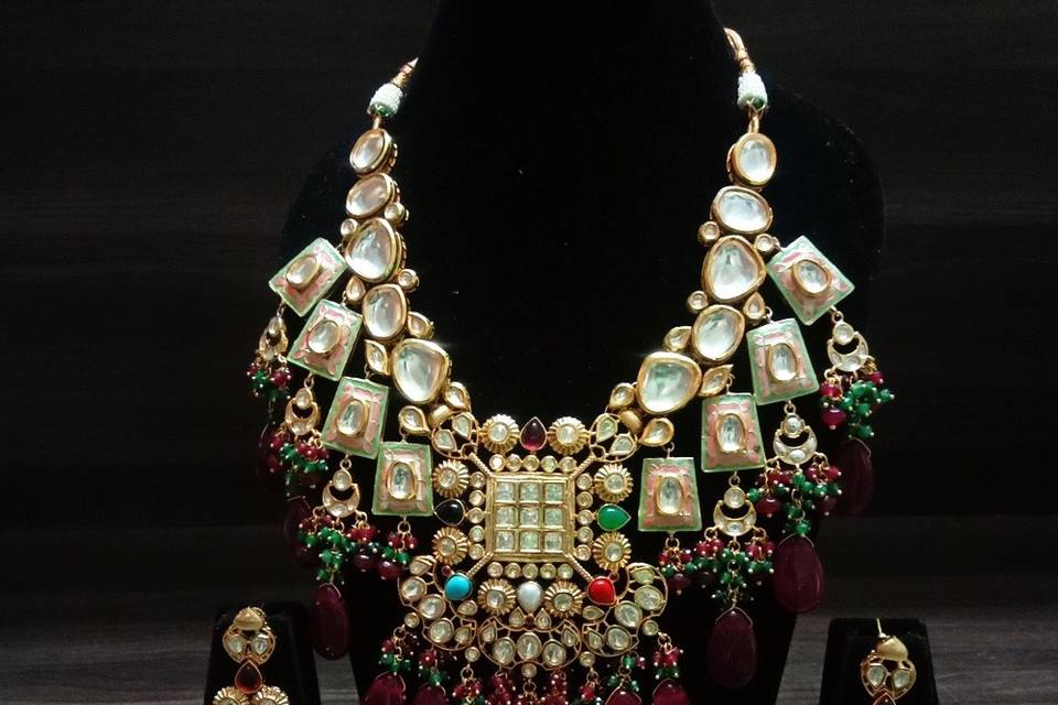 Jodhpuri Meenakari Necklace