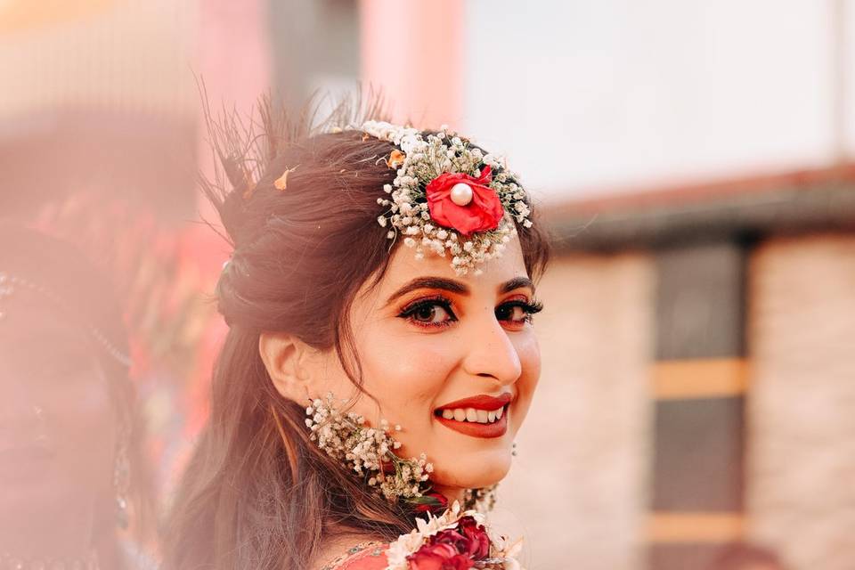 Haldi candid  shoot