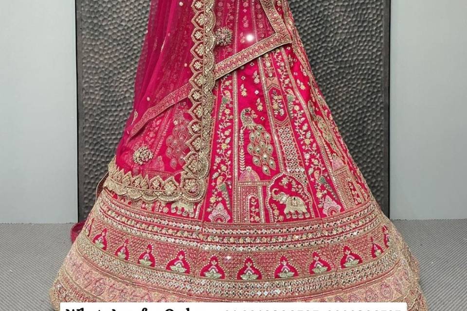 Heavy work Lehenga Shop