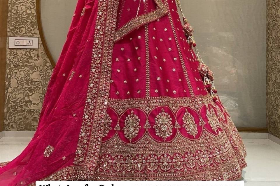Indian Bridal lehenga Design