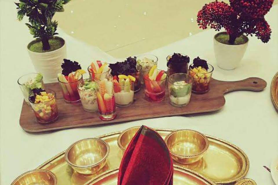 Food presentation and setup