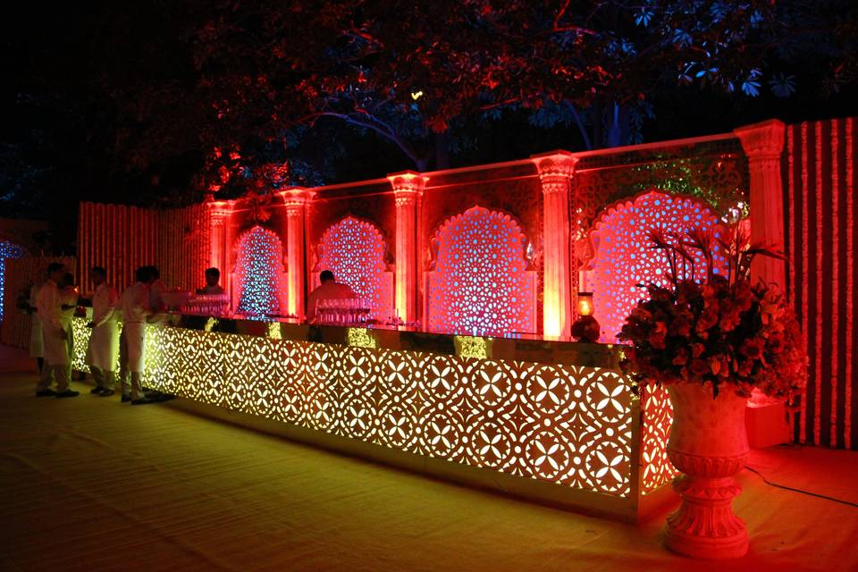 Sufi theme decor at the oberoi