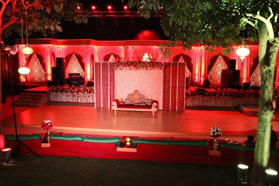 Sufi theme decor at the oberoi