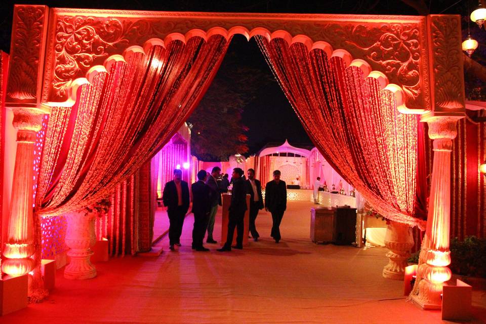 Sufi theme decor at the oberoi