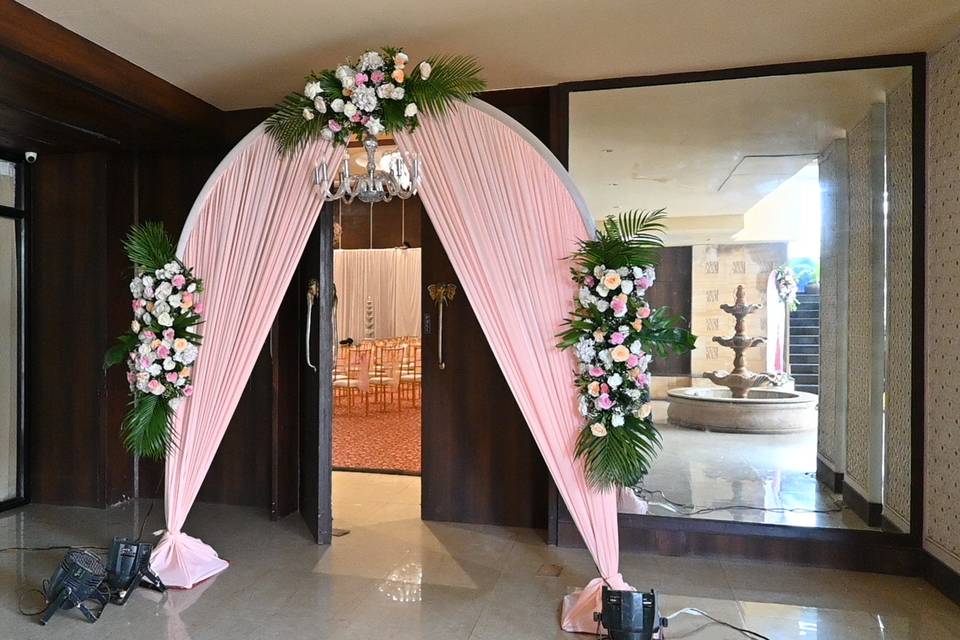 Entrance setup