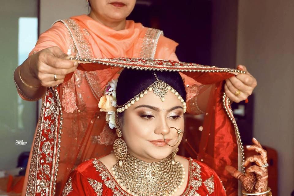Bride With Mother