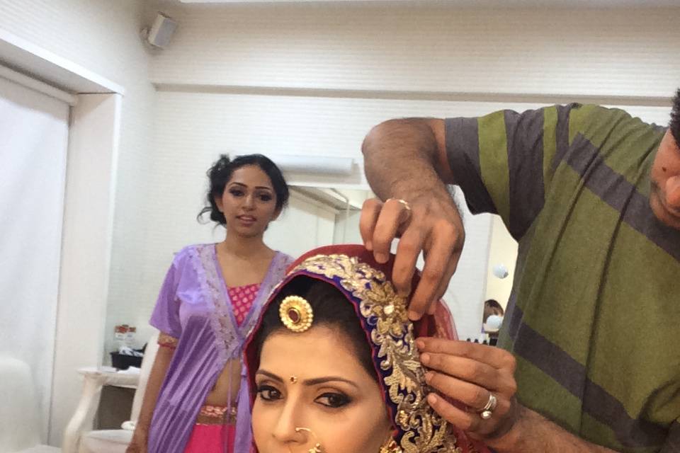 Bridal makeup