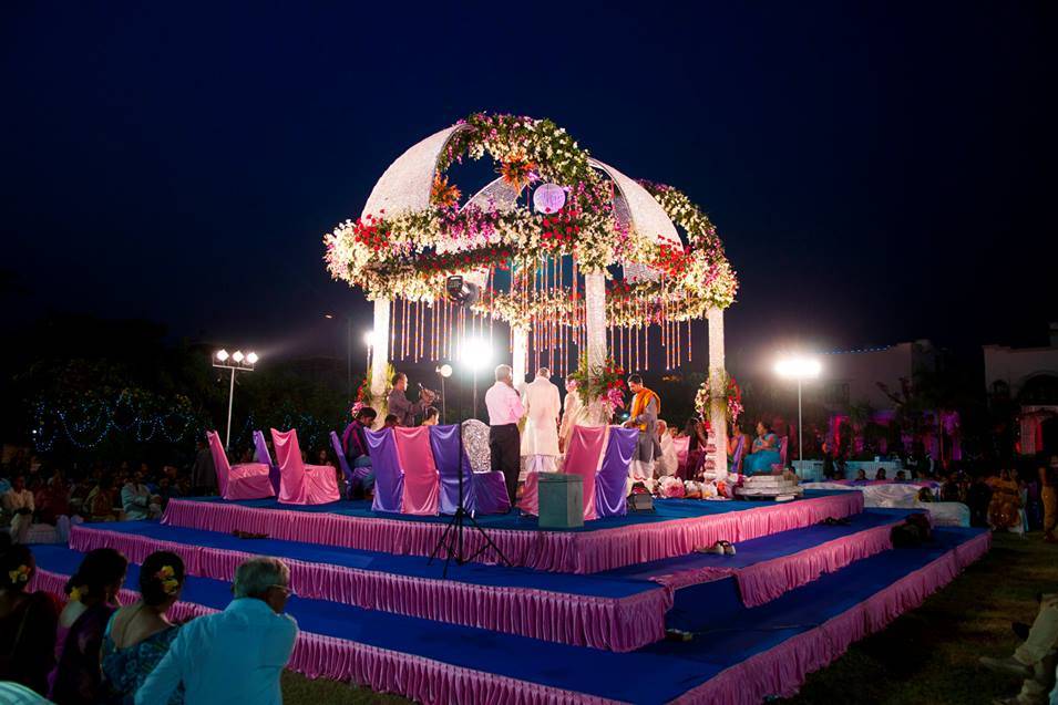 Mandap setup