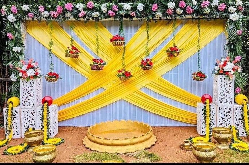 Haldi Backdrop