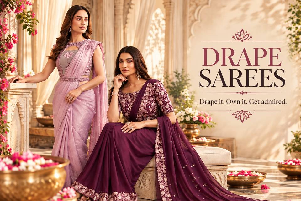 Drape sarees