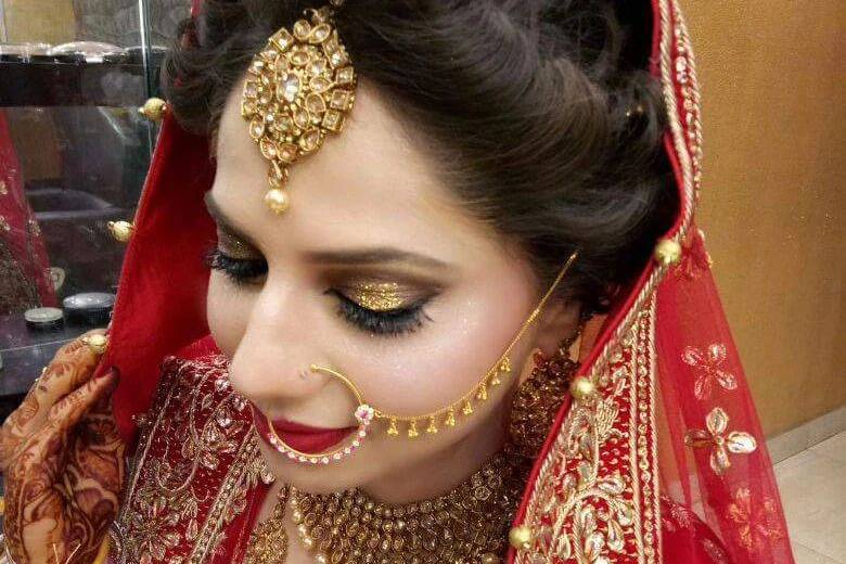 Bridal makeup