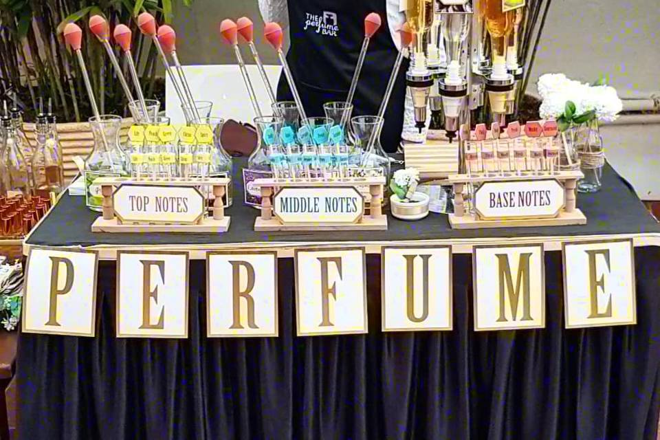 Perfume Bar - Setup