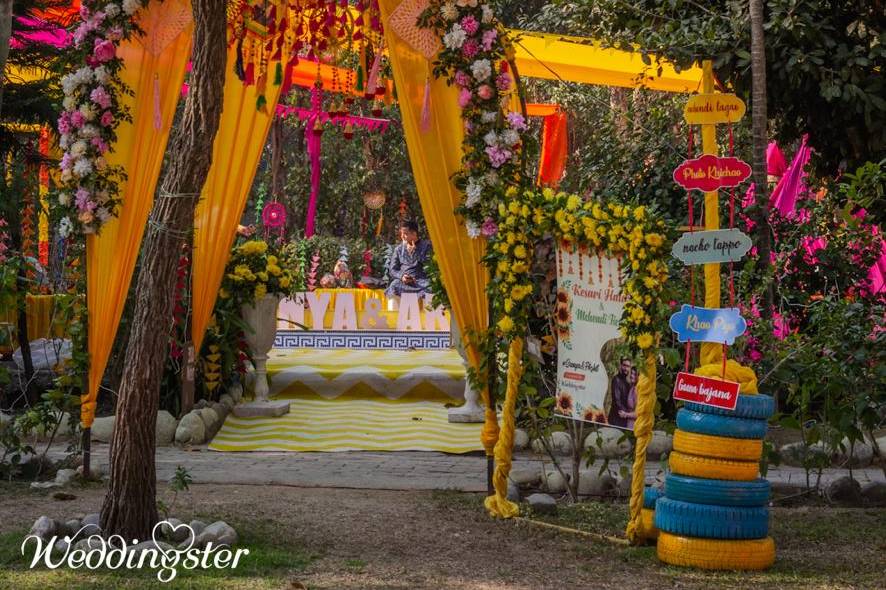 Haldi Decor-Sanya & Akshit