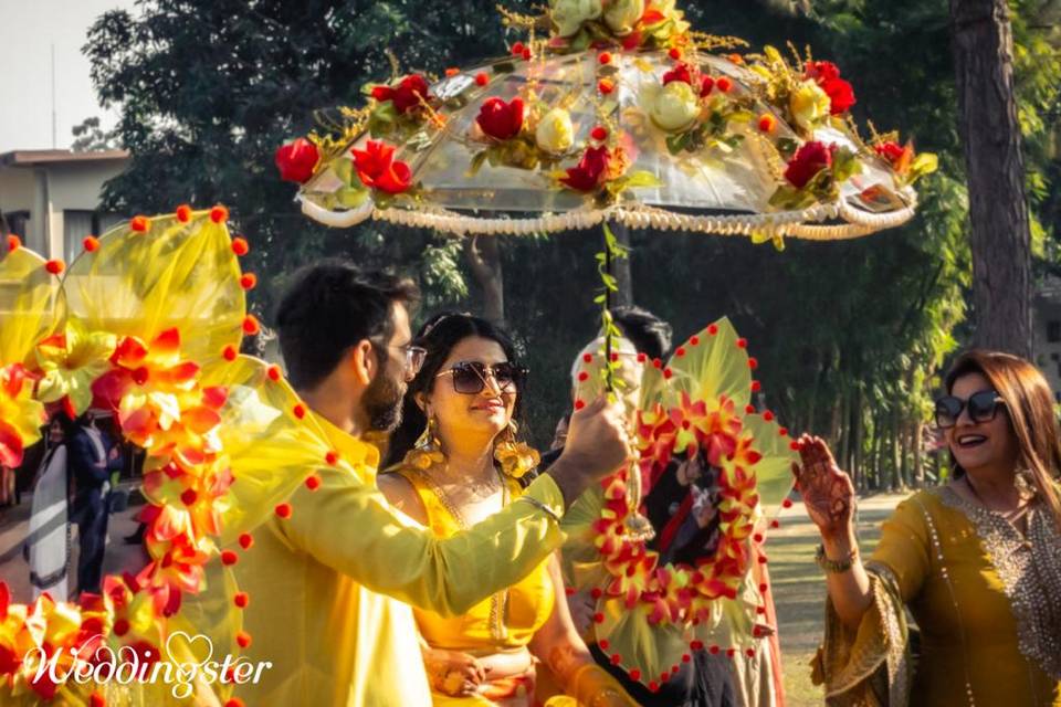 Haldi Entry-Sanya & Akshit