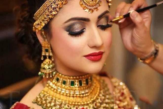 Bridal makeup