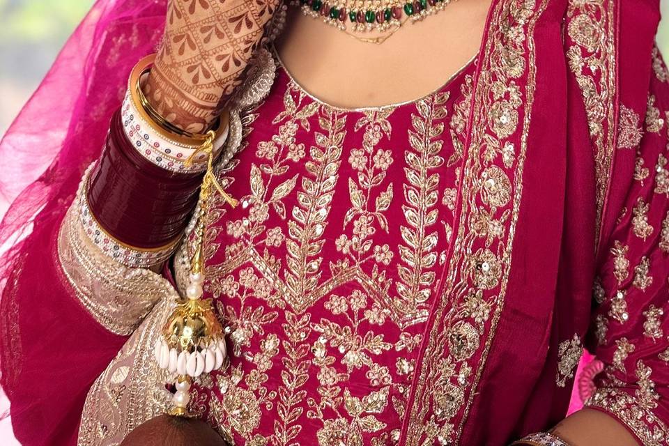 Bridal makeup
