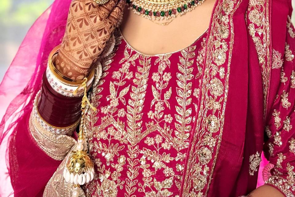 Bridal makeup