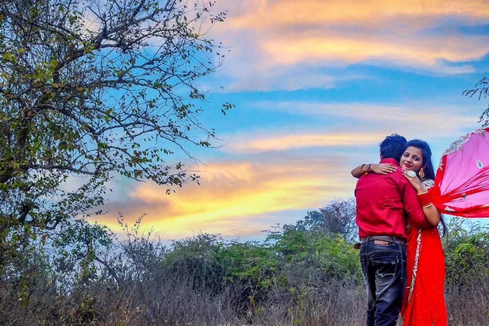 Outdoor pre wedding