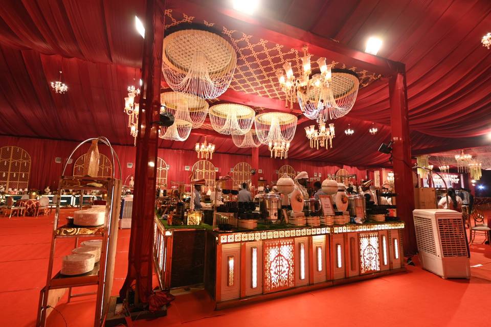 Catering setup