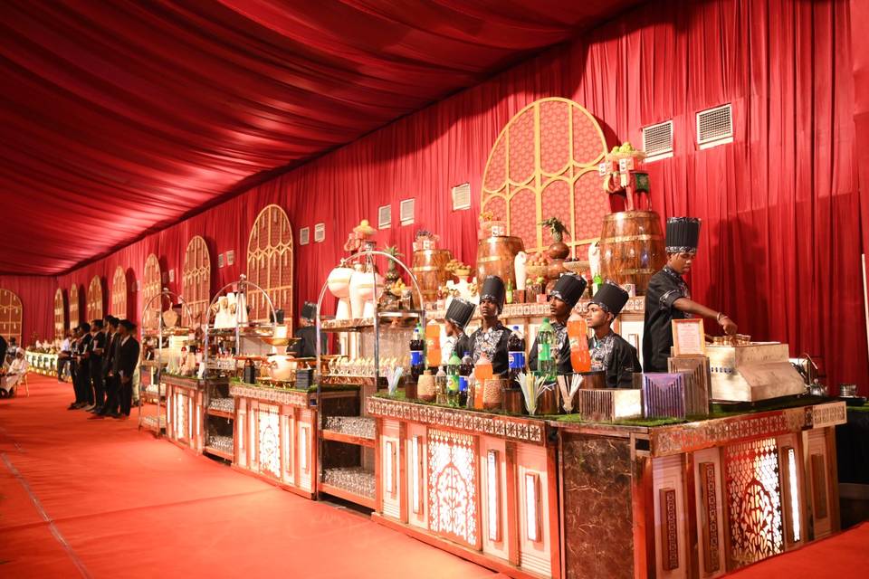 Catering setup