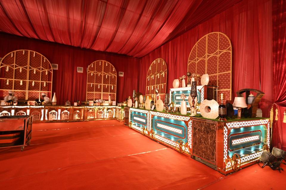 Catering setup