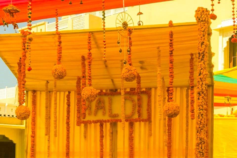 Haldi Ceremony Area