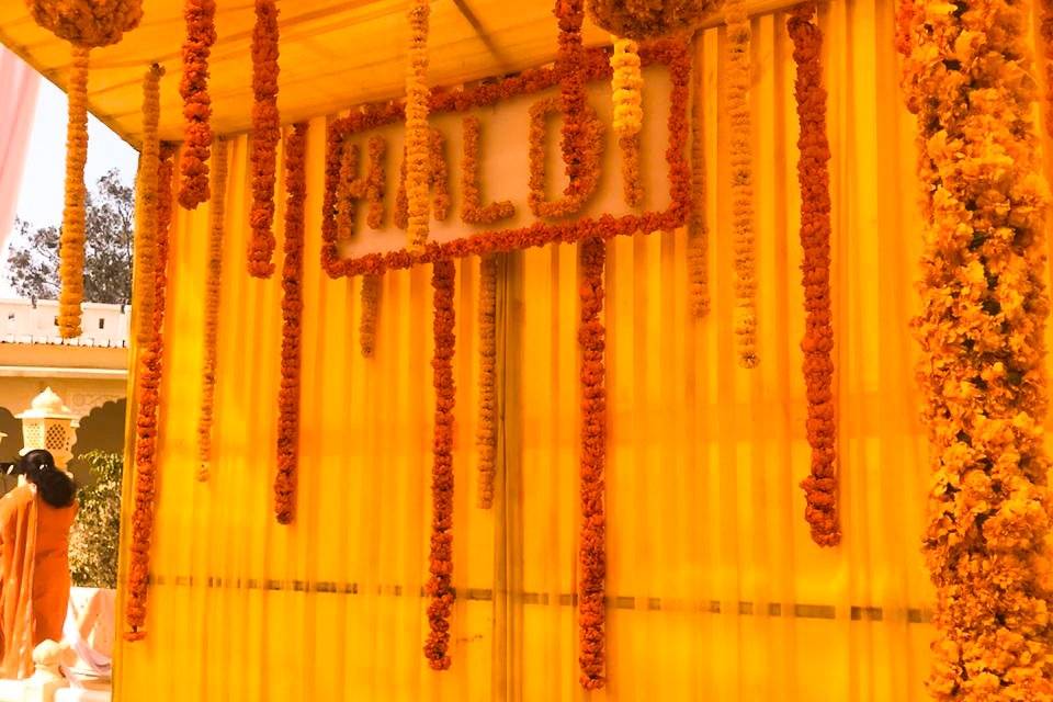 Haldi Ceremony Area