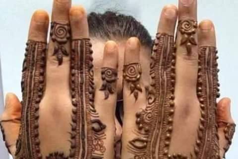 Mehandi artist of Kundan Kumar Raj