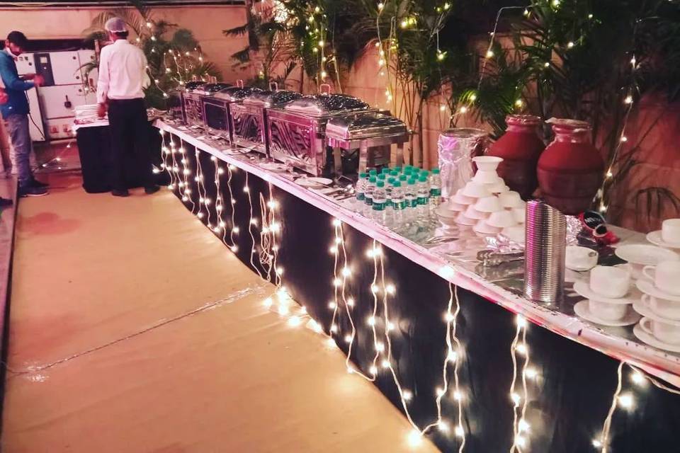 Catering setup