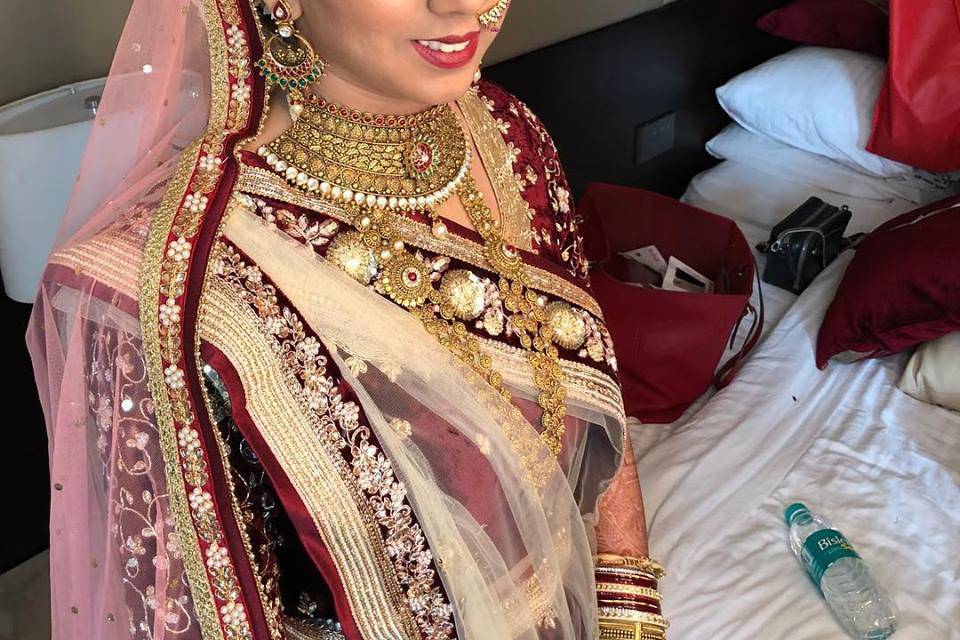 Bridal makeup