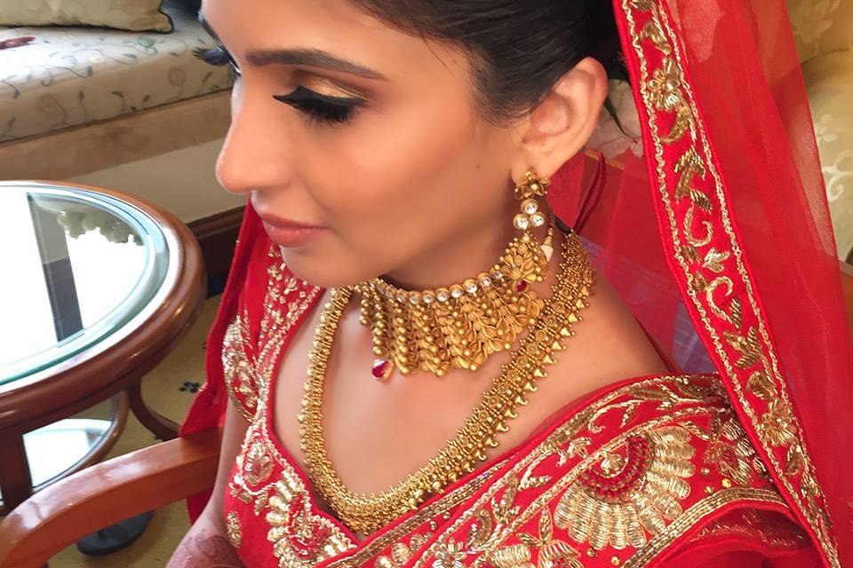 Bridal makeup