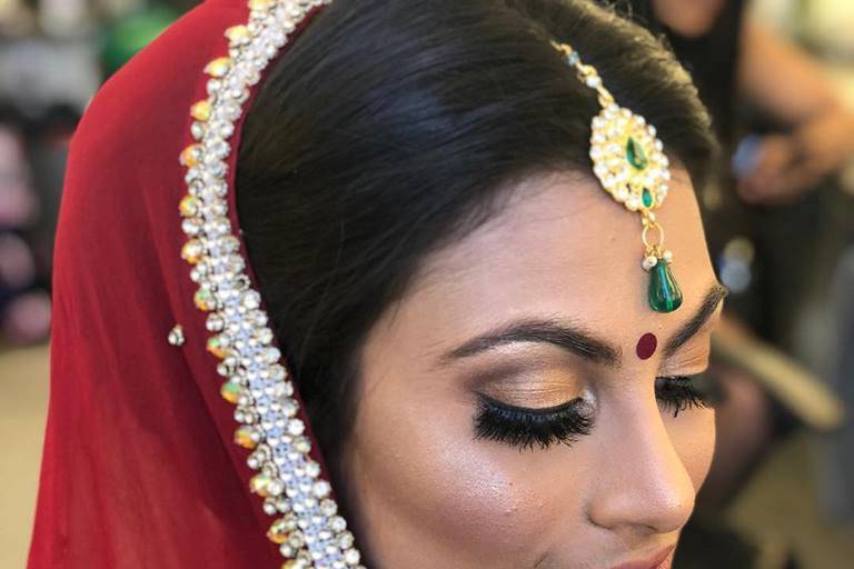 Bridal makeup