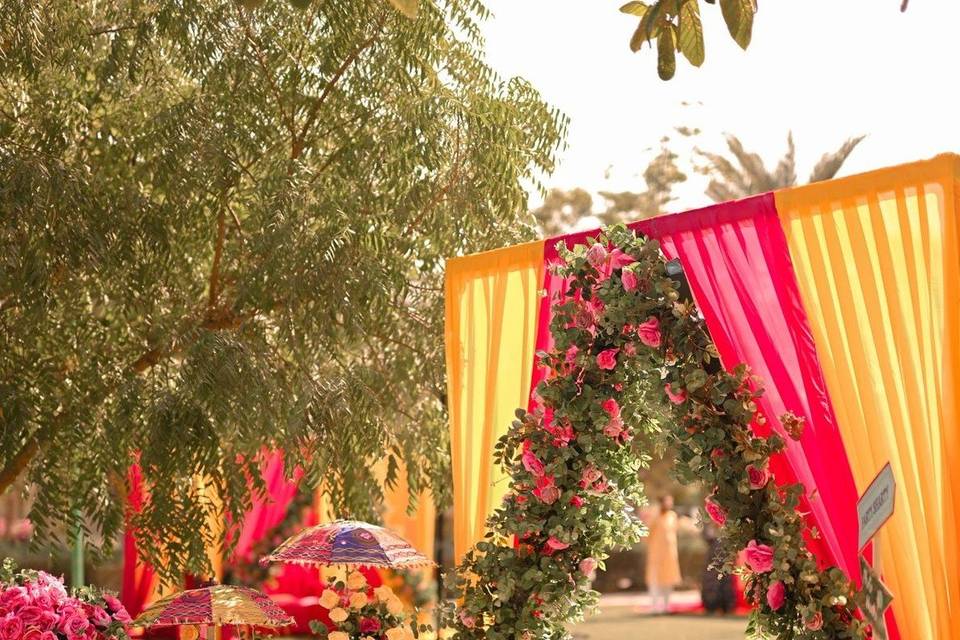 Haldi decor