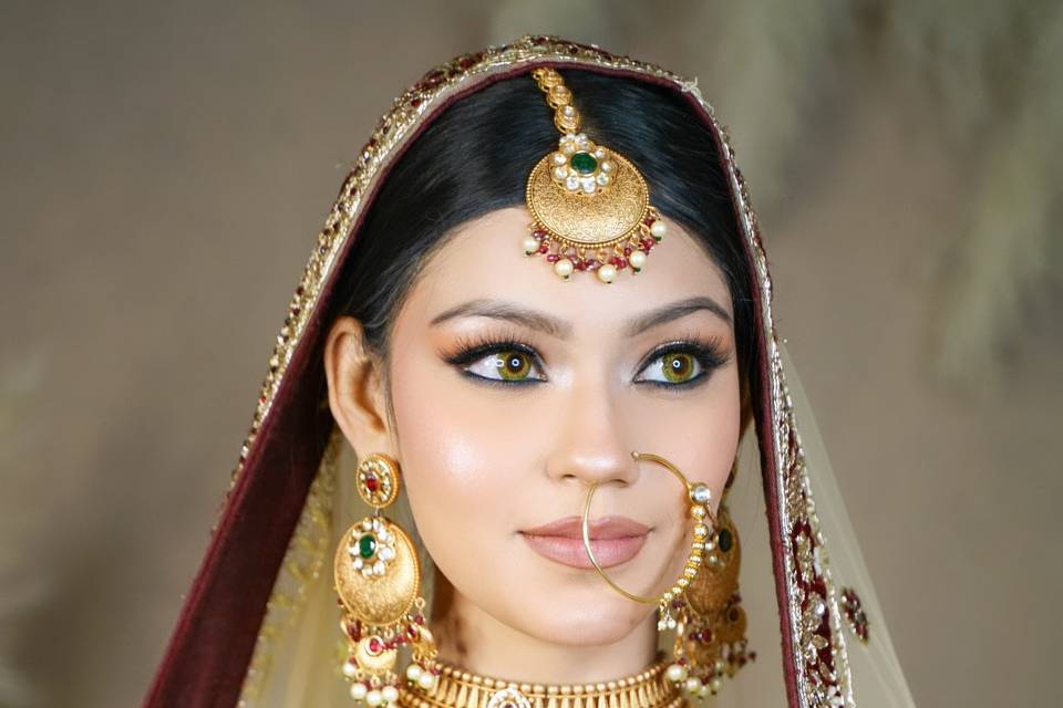 Bridal makeup