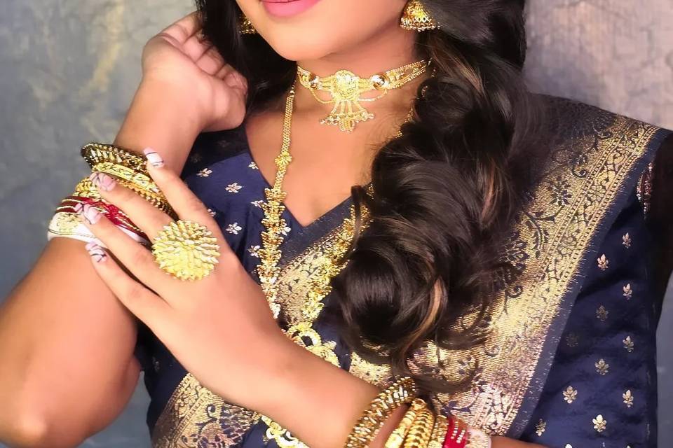 Bengali reception look