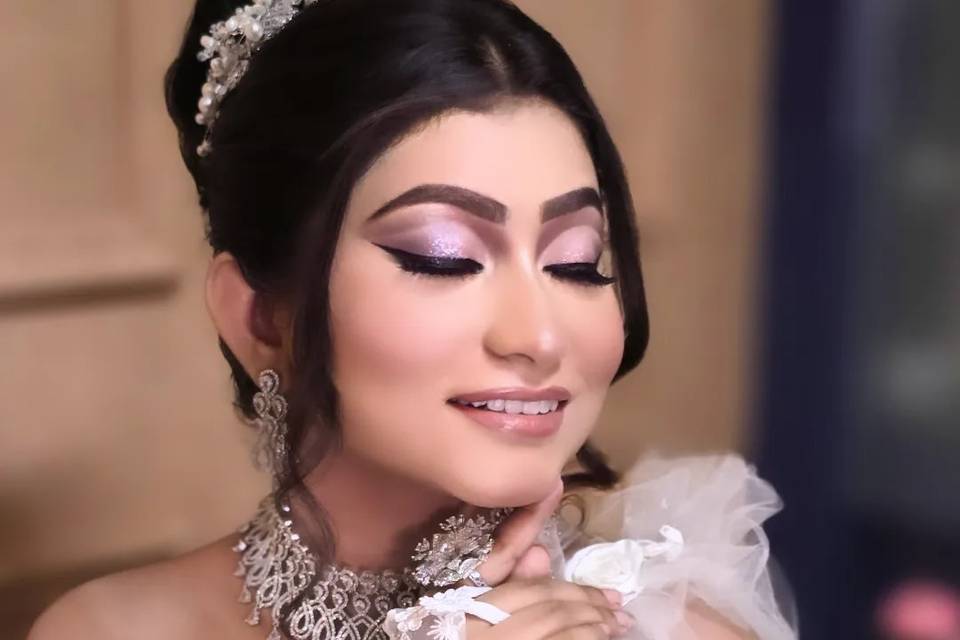 Christian bridal look