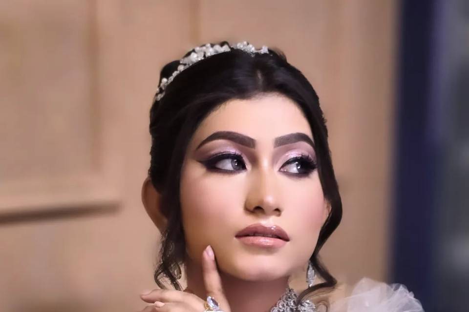 Christian bridal look