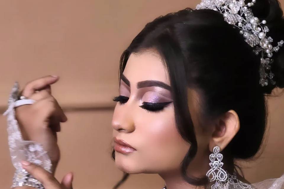 Christian bridal look