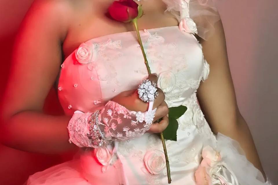 Christian bridal look