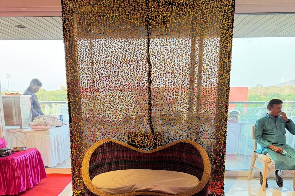 Mehndi setup