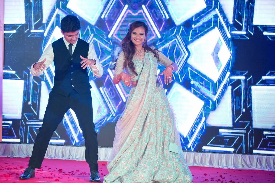 Bride and Groom dance