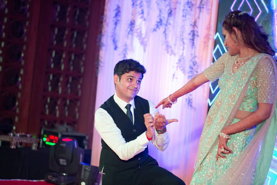 Bride and Groom dance