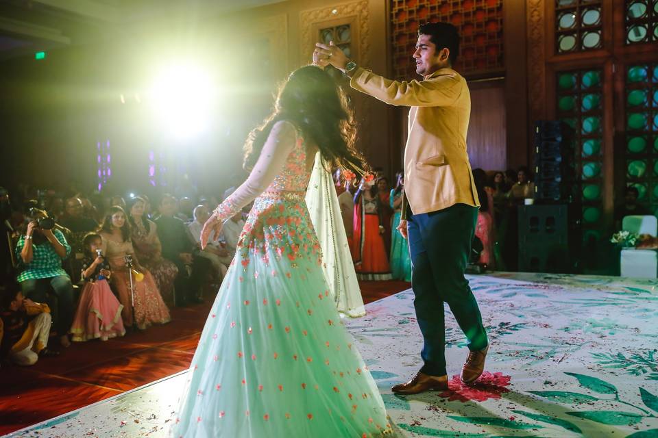 Bride and Groom dance