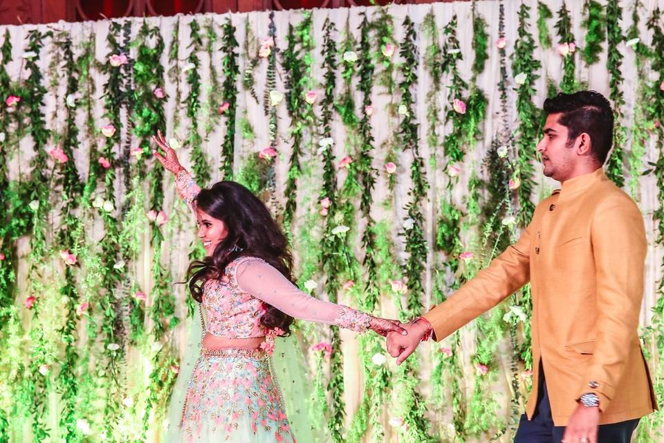 Bride and Groom dance