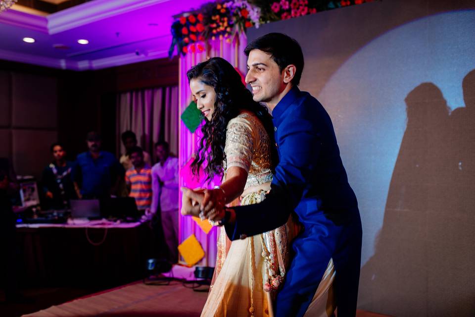 Bride and Groom dance