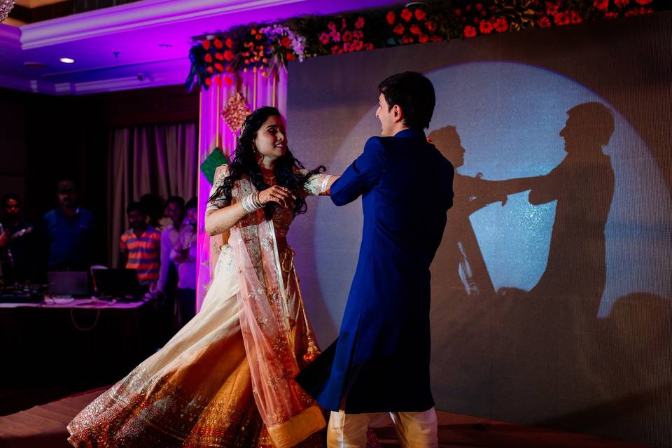 Bride and Groom dance