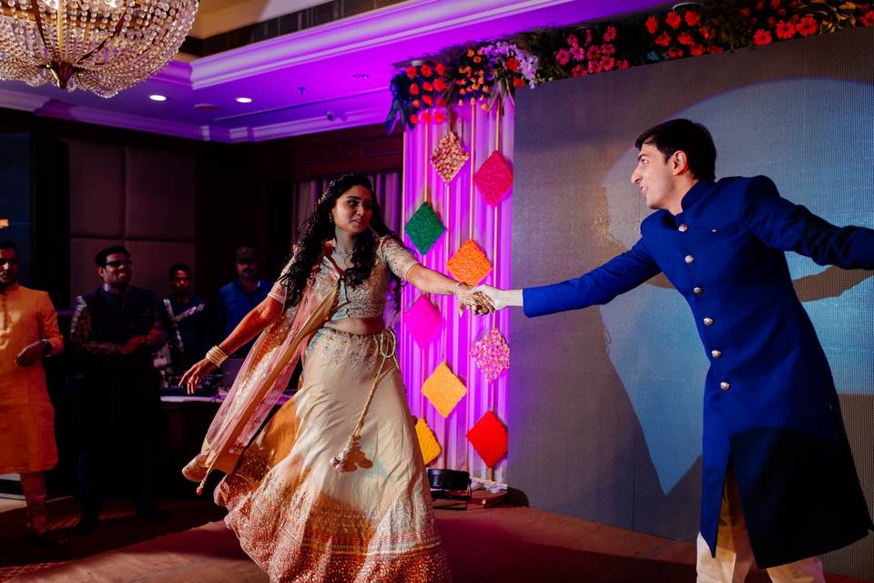 Bride and Groom dance