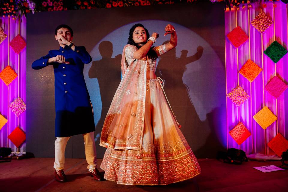 Bride and Groom dance