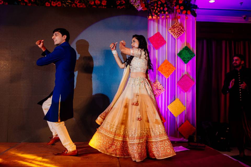 Bride and Groom dance